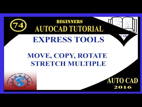 STRETCH MULTIPLE || MODIFY EXPRESS TOOLS || BASIC TUTORIALS FOR BEGINNERS || AUTO-CAD 2016