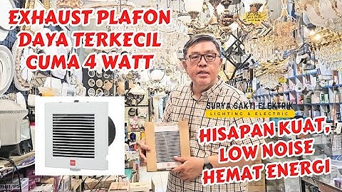 Thumbnail of KIPAS HISAP Exhaust Fan Kamar Mandi 4, 6 INCH HEMAT ENERGI & LOW NOISE -KDK 10 & 15 EGSB