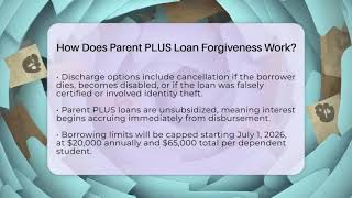 How Does Parent PLUS Loan Forgiveness Work? - The Student Loan Pros