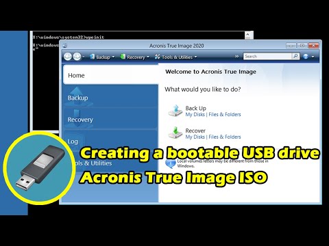 How to create bootable USB Acronis True image iso