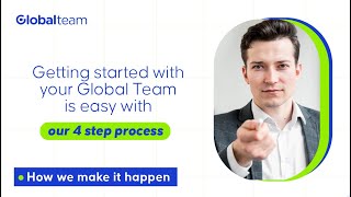 Getting started with your Global Team is easy with our 4 step process