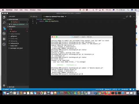 git 入门到精通：5.5 git仓库文件删除(git rm)