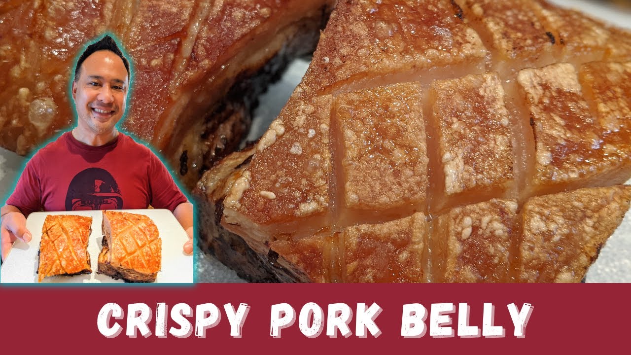 EASY Air Fryer Recipe CRISPY Pork Belly Chinese ROAST PORK YouTube