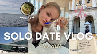 solo date vlog 💌 city walk, window shopping, reading & just being a girl romanticising life screenshot 2