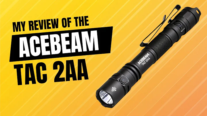 Dual Mode, Super Bright! ACEBEAM TAC 2AA Tactical Flashlight Review