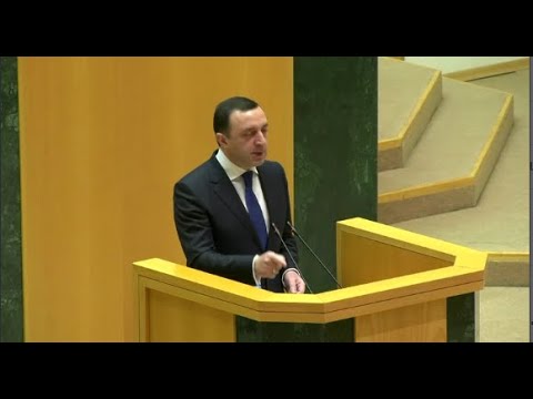 მწვავე პოლიტიკური განცხადებები პარლამენტში - პრემიერი ოპოზიციის ბრალდებებს ბრალდებებით პასუხობს