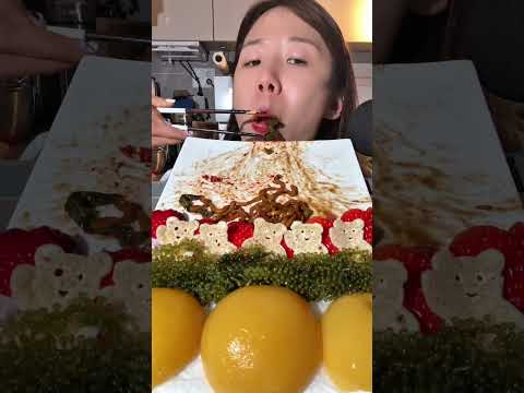 짜파게티에 엄마 총각무는 못 참지 #mukbang