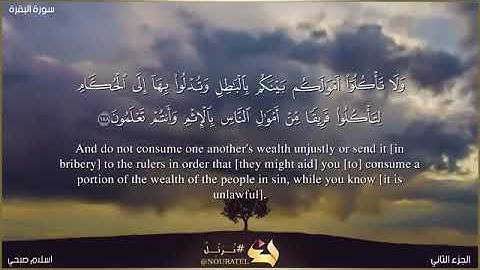 سورة البقرة الصفحة 29 "الجزء الثاني"القارئ إسلام صبحي