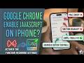 how to enable javascript on google chrome iphone