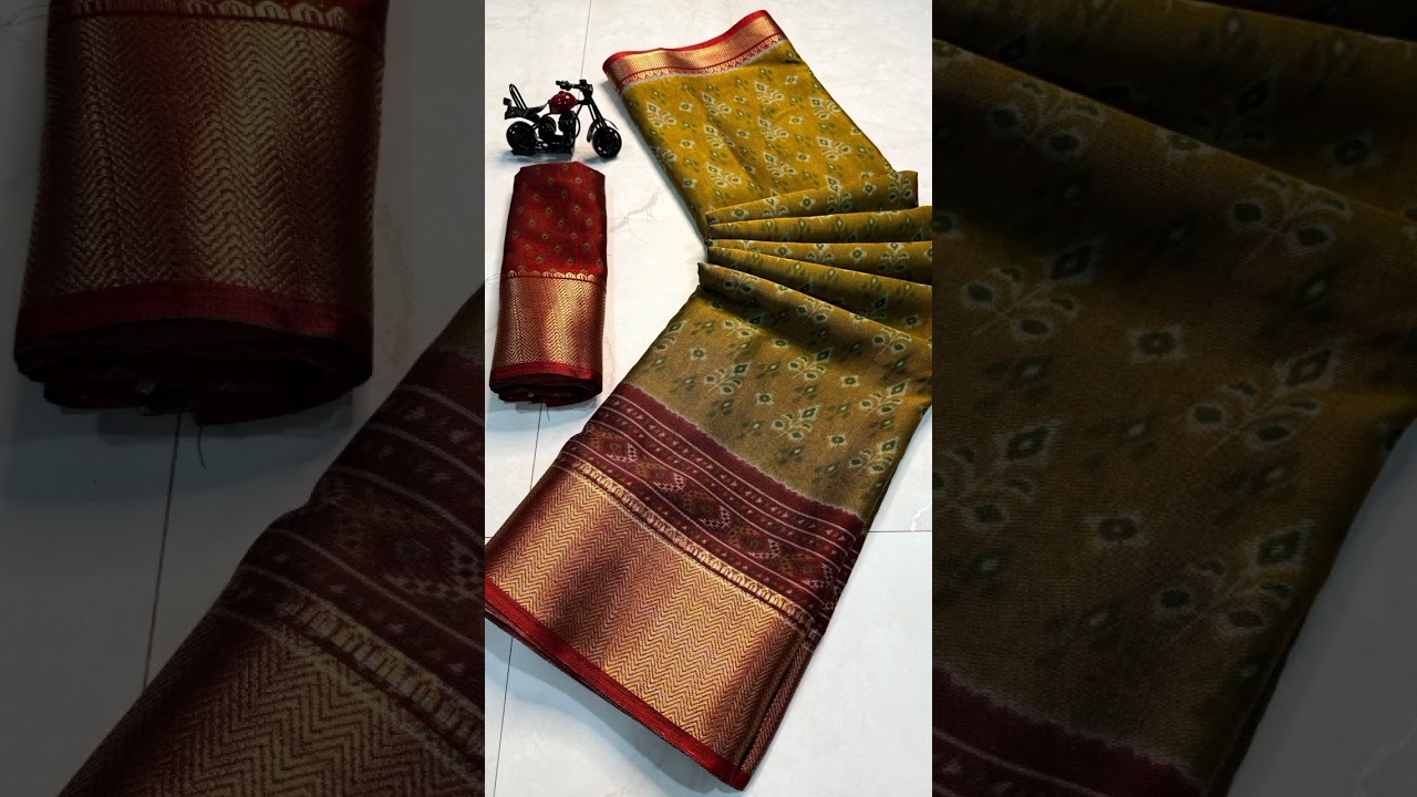 collection super two tone patoladesign super gold boderrunning blouse total