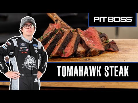 Hot & Fast Tomahawk Steak with Professional Driver Sheldon Creed | Pit Boss Grills