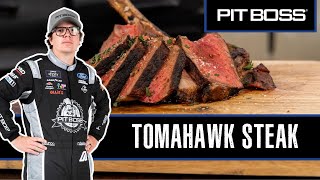 Hot & Fast Tomahawk Steak with Professional Driver Sheldon Creed | Pit Boss Grills