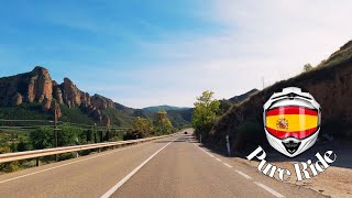 Driving through Spain N-111 🇪🇸 Beautiful Scenic Road and Pure Sound