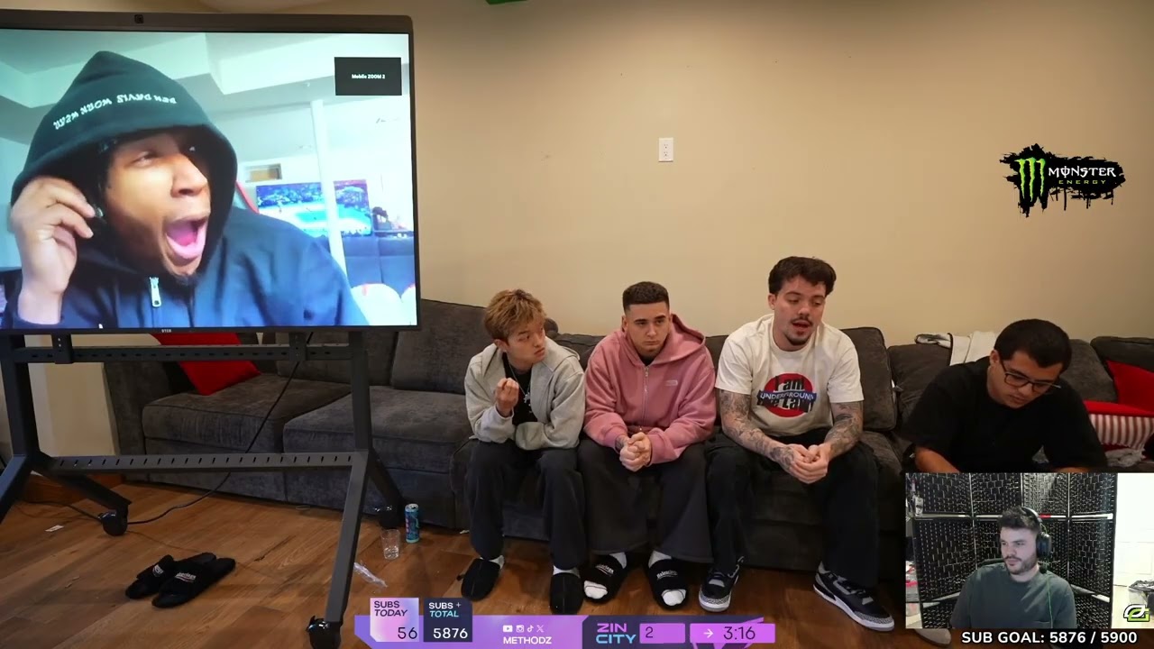 METHODZ ZOOMAA & ATTACH REACT TO FAZE'S LAST STREAM