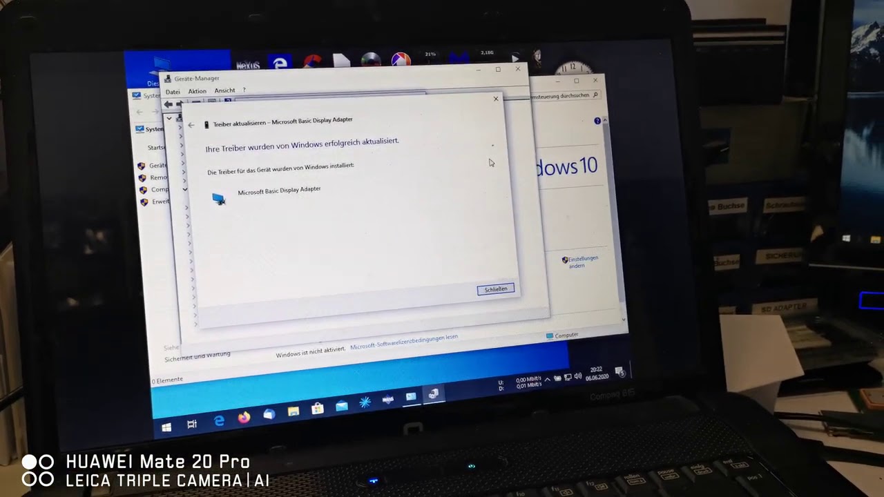 Ноутбук HP Compaq 615 устанавливаем видео драйвер ATI Radeon HD 3200 на виндовс 10