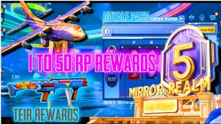 M5 1 To 50 Rp Rewars & Teir Rewards& Royal Adventure