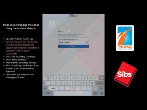 Steps in Downloading the eBook and Aralinks Reader