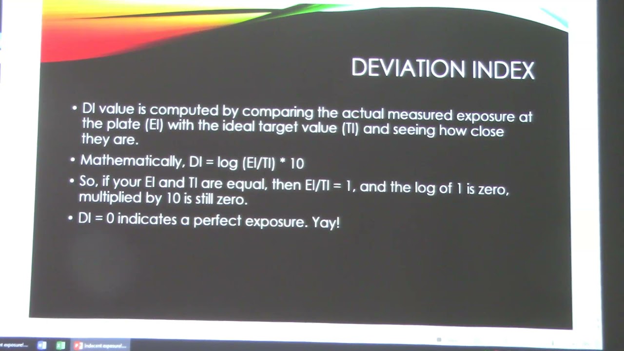 Exposure Index Target Index And Deviation Index YouTube Exposure Index Target Index And Deviation Index YouTube