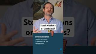 Stock options or warrants? #stocks #investment #business