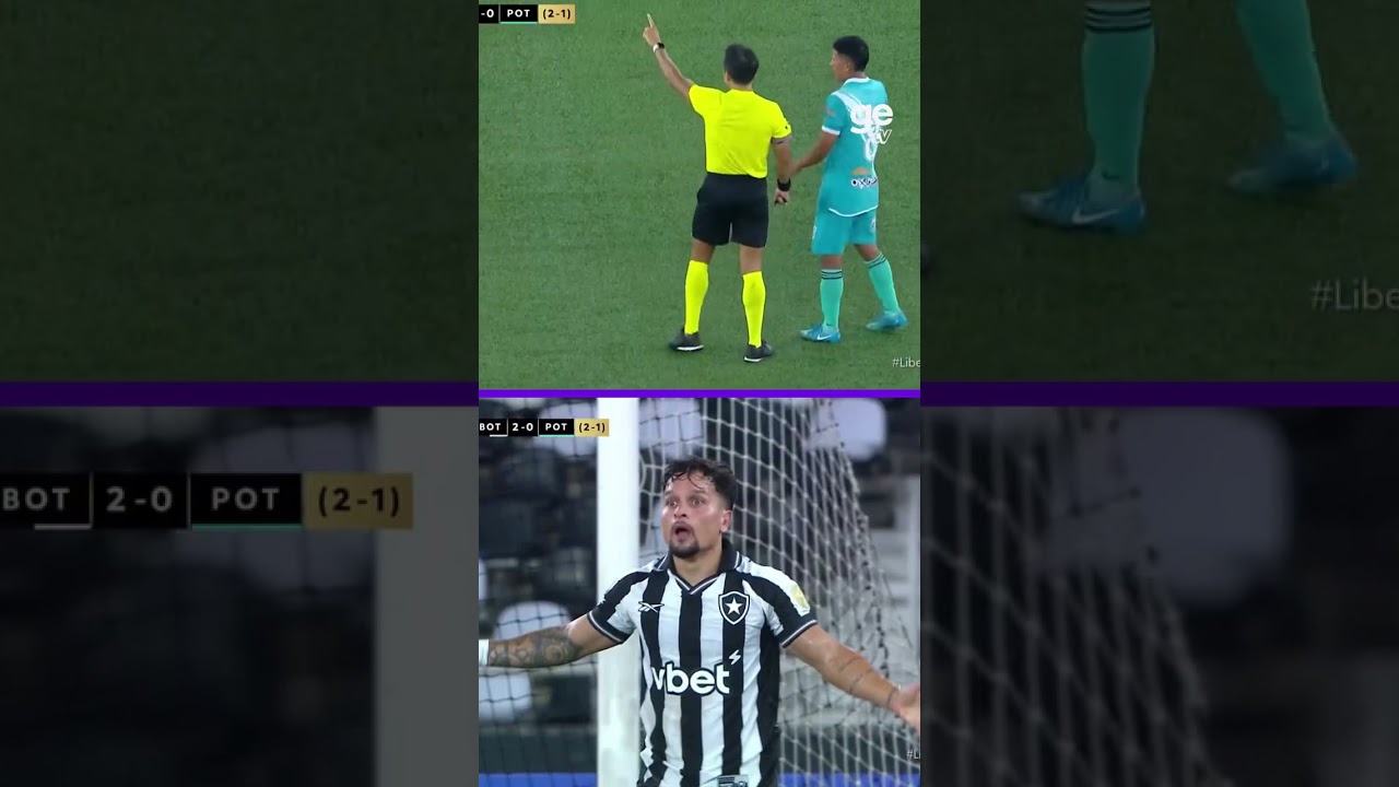 FOI PÊNALTI NO ARTUR FOI FALTA OU FOI NADA? | LIBERTADORES | #shorts | ge tv