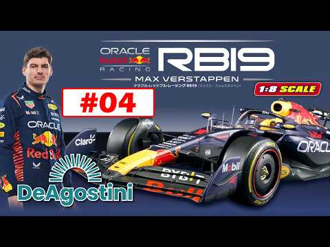 毎号組立て04】ディアゴスティーニ RB19 を完成まで！【第2回 Stage4
