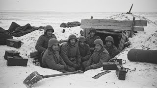 SOLDAȚII ROMÂNI DORMEAU ÎN GROPI SĂPATE ÎN STEPĂ — GERMANII ÎNGHEŢAU AȘTEPTÂND CORTURI REGULAMENTARE