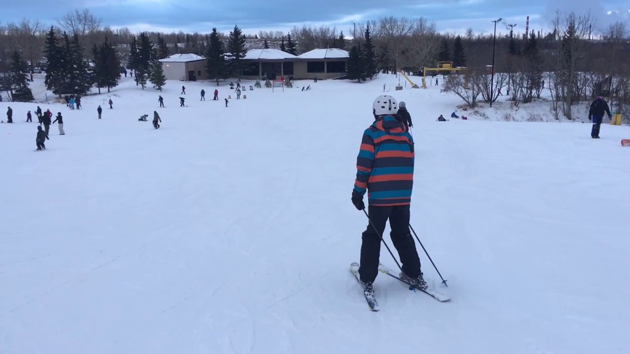 Log 14 Skiing down a bunny hill YouTube