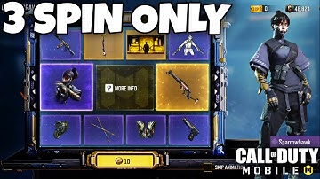 3 Spin to Moonlight Dagger Draw|COD Mobile