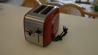 KitchenAid 2 Slice Manual Lift Toaster - KMT2115ER, Empire Red Review