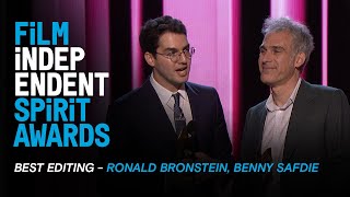 UNCUT GEMS wins BEST EDITING at the 35th Film Independent Spirit Awards
