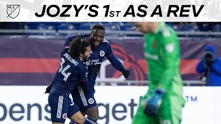 Jozy Altidore scores his first goal as a Rev