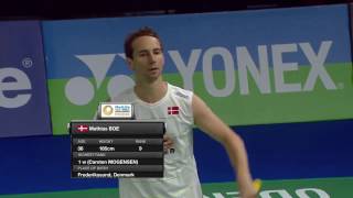 Yonex Denmark Open 2016 | Badminton R16 M3-MD | Fu/Xu vs Boe/Mog