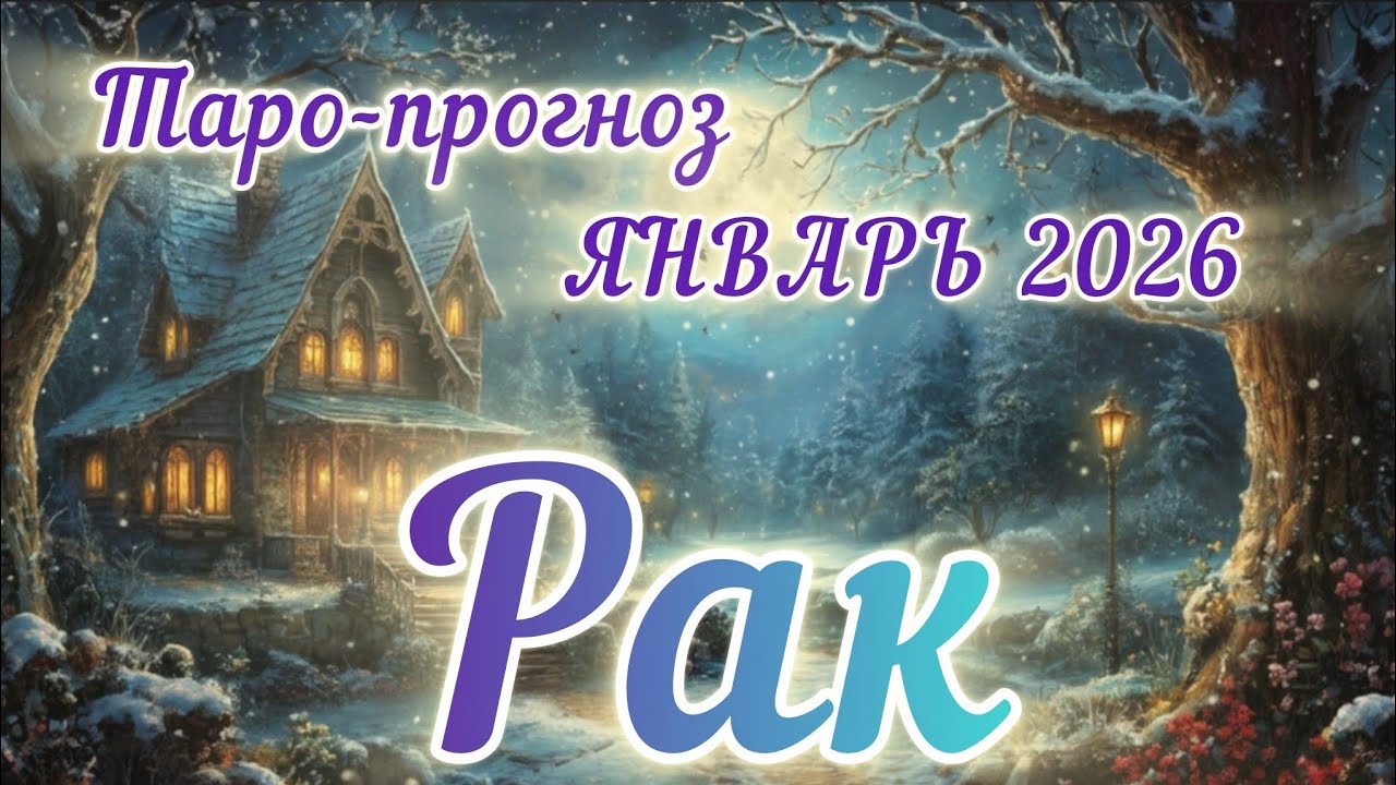 РАК ♋️ ТАРО-ПРОГНОЗ НА ЯНВАРЬ 2026