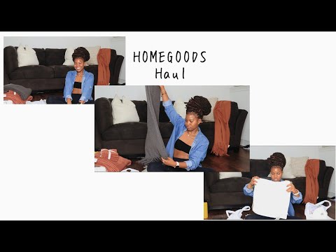 HOME DECOR HAUL| HOMEGOODS HAUL | Vaanee3a
