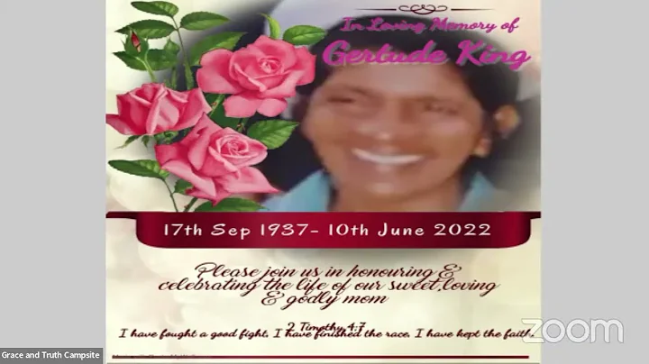 Funeral Service of Gertrude Isolyn King