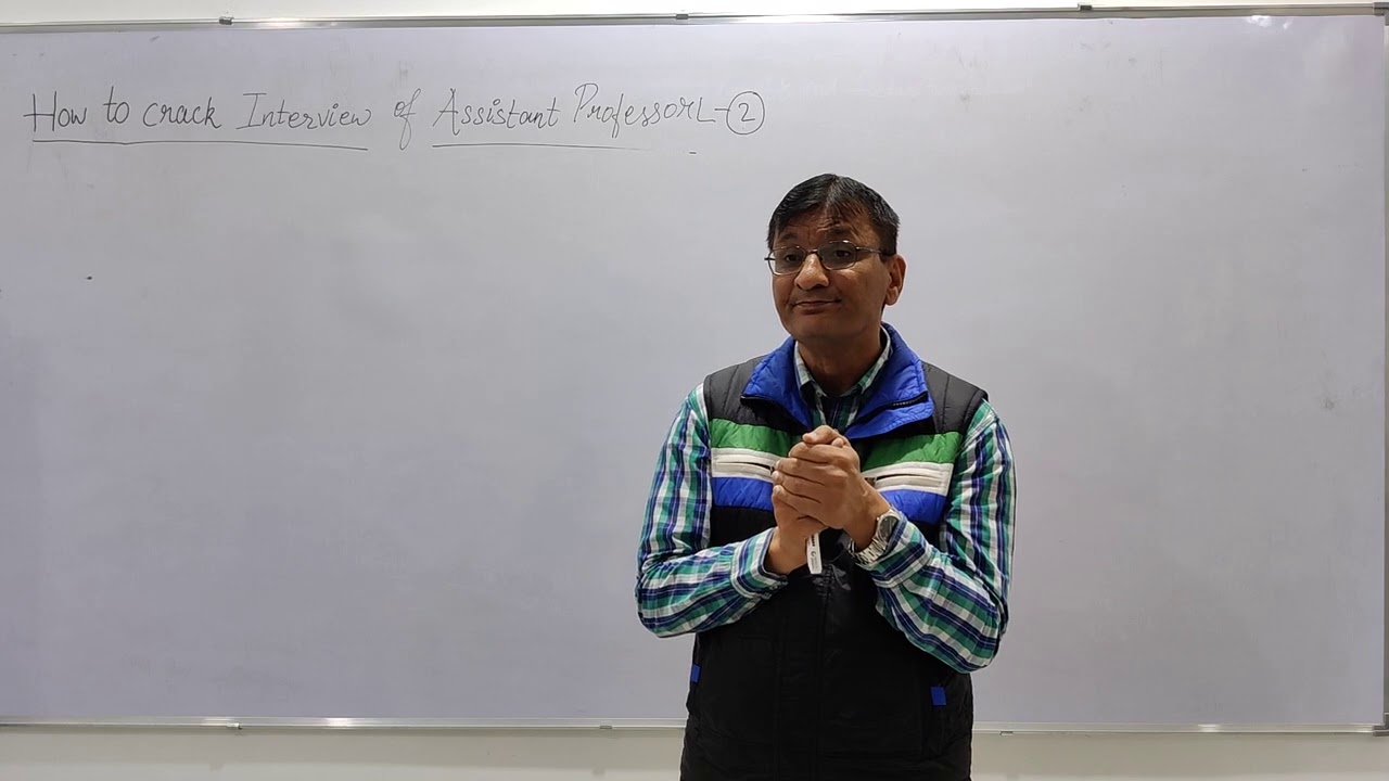 Assistant professor ( Interview Tips )