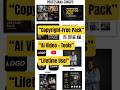 “Complete Copyright-Free Creator Pack | AI Video, Logo & SEO Tools” ✅