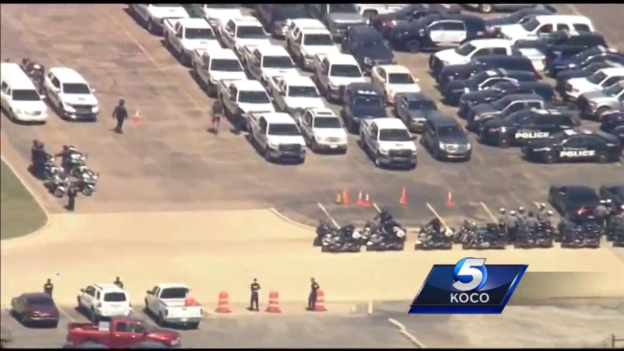 Funeral procession held for fallen Logan County deputy - YouTube