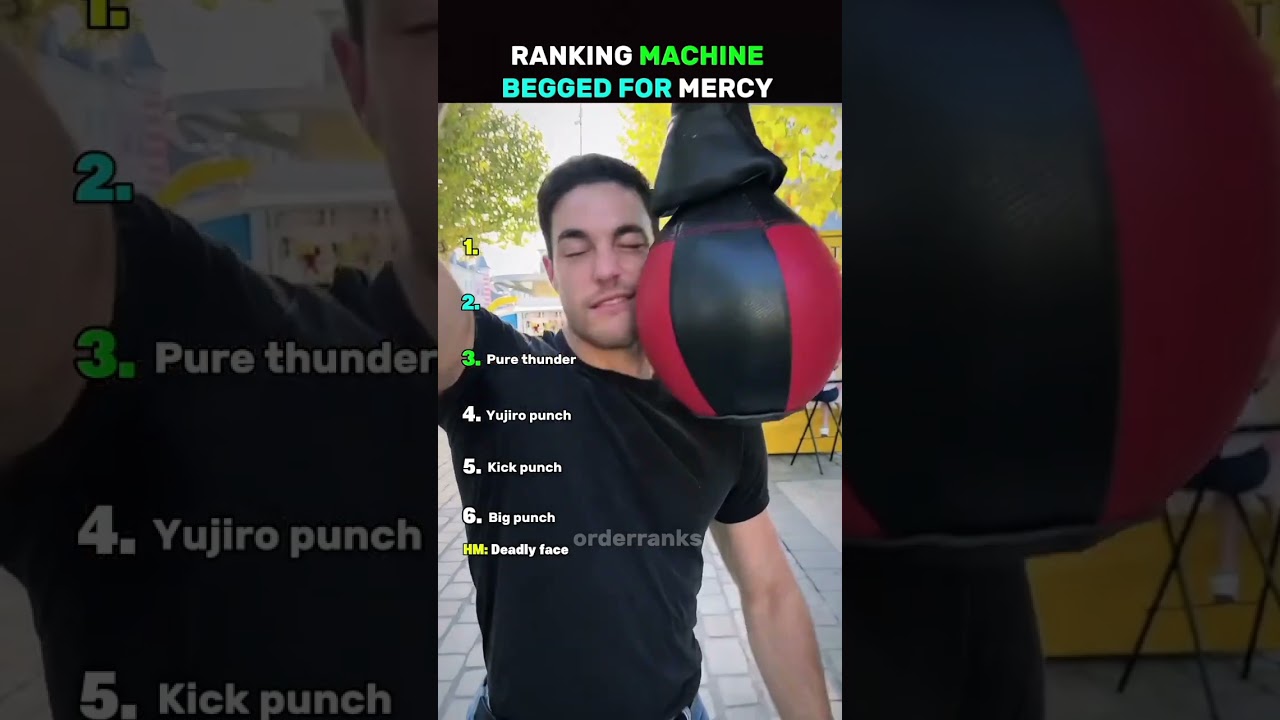 Ranking Punching Machine Moments 👊🏻
