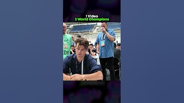 One Video, Two World Champions! #chess #shorts