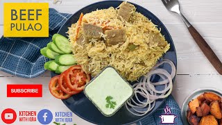Beef Pulao Recipe Pakistani | Beef Pulao | Kitchen with Iqra