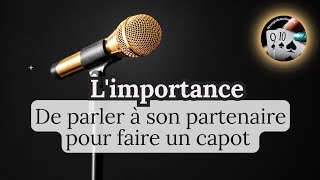 Pour comprendre l&#39;importance de parler à son partenaire en belote regarde cette vidéo