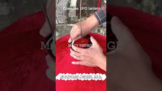How to open Hoi An bamboo silk lantern - UFO Shape - Very big size 130cm
