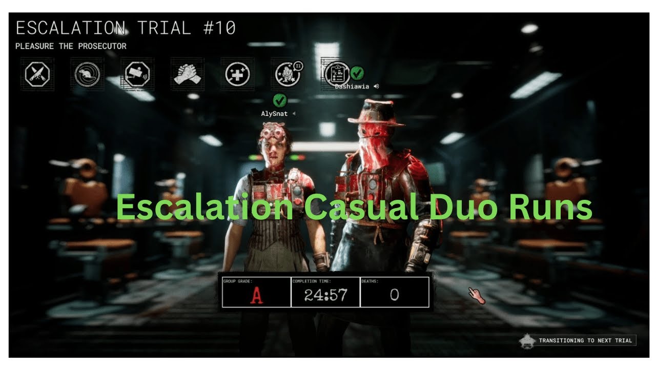 The Outlast Trials - Escalation Therapy - Trials 1-11 - Casual Duo Co-op Run With A Friend