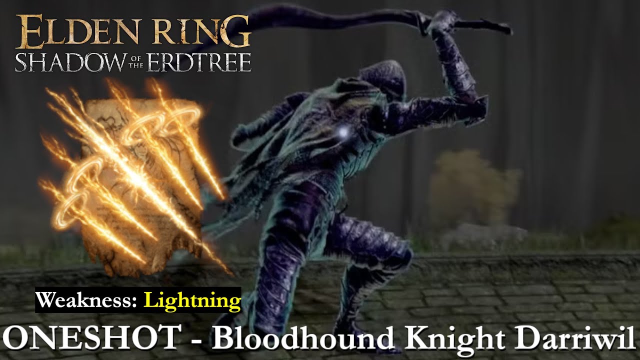 ELDEN RING - ONESHOT All Bosses (122/207): Bloodhound Knight Darriwil