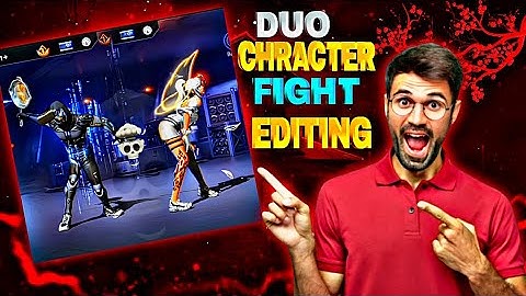 ☠️ Duo Character Fight Editing Tutorial 🔥| Free Fire Duo Character Shorts Editing Tutorial