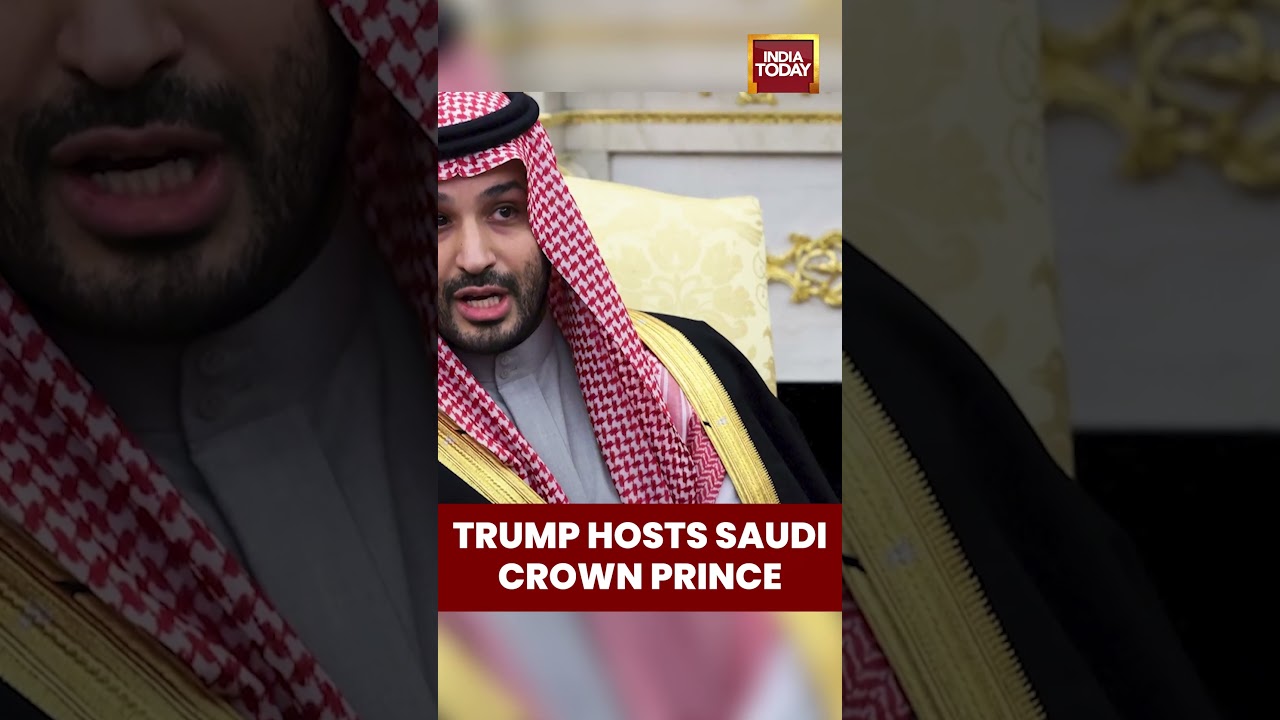 Saudi Crown Prince Visits White House  | Trump Welcomes Mohammed Bin Salman