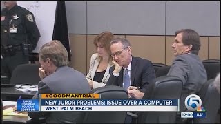 Goodman juror accused of sneaking computer into room