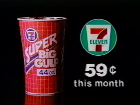 7-Eleven Super Big Gulp Commercial  1980s & 1990s Commercials 