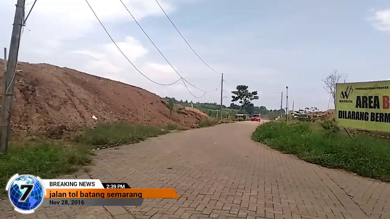 Tol Batang - Semarang Mega Proyek yang bermanfaat - YouTube